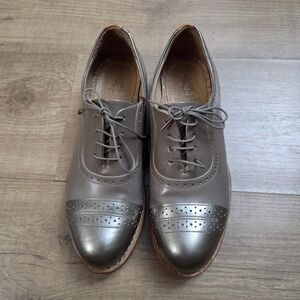 The Office of Angela Scott Leather Oxfords